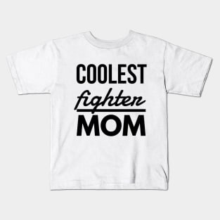 Woman Kickboxer Girl Kickboxer - Coolest Fighter Mom Kids T-Shirt